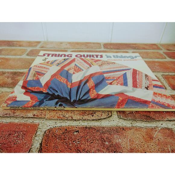 STRING QUILTS 'N THINGS by Marjorie Puckett  Quilting‎ Book  Retro 70s Vtg 1979 - Picture 13 of 15